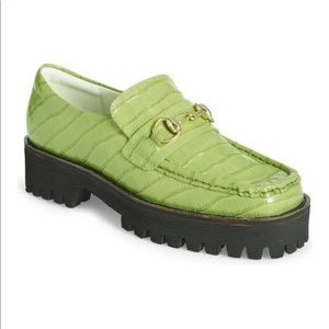 COPY - Platform loafers -intentionally- green